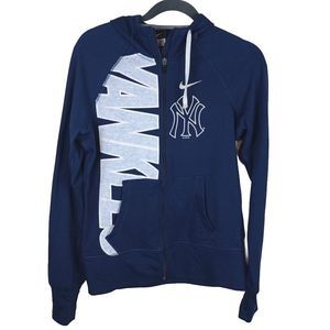 NIKE Dri-Fit Men's New York Yankees Full Zip Hoodie Size Medium